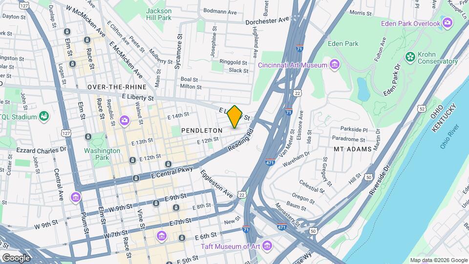 526 E 12th St Map and Location Details