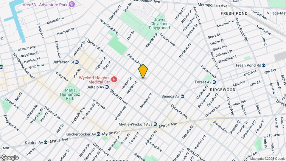 1715 Greene Ave Map and Location Details
