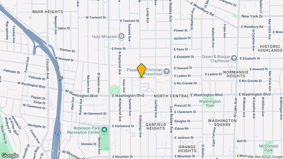 1460 N Marengo Ave Map and Location Details