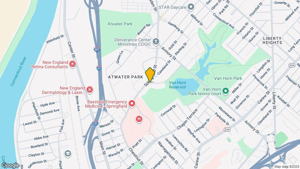 177 Springfield St Map and Location Details