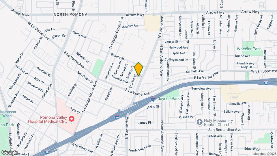 2155 N Towne Ave Map and Location Details