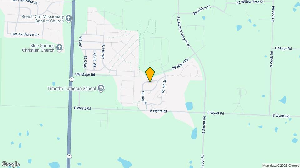 516 SE Linden Dr Map and Location Details