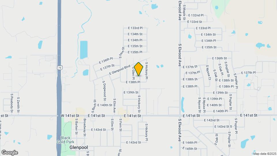 13786 S Hickory St Map and Location Details