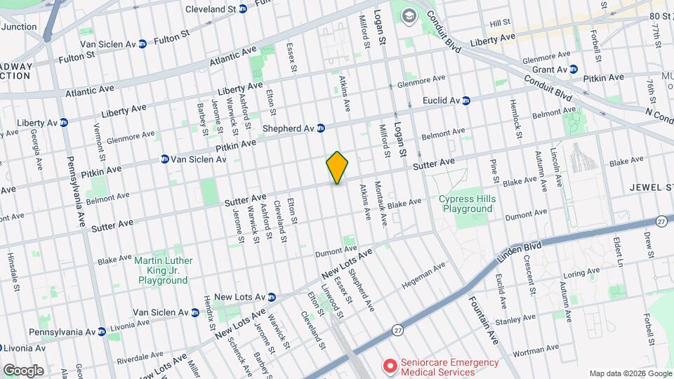 539 Shepherd Ave Map and Location Details