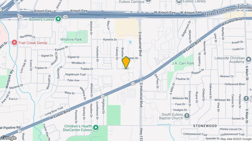 1205 Oakridge Dr Map and Location Details