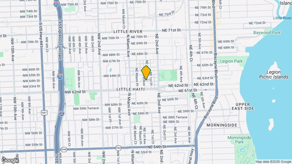 112 NE 63rd St Map and Location Details