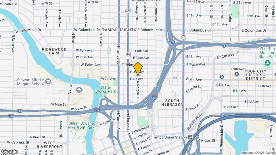 1801 N Morgan St Map and Location Details