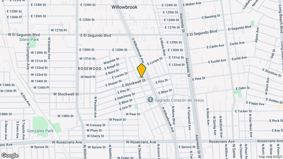 13320 S Vesta Ave Map and Location Details