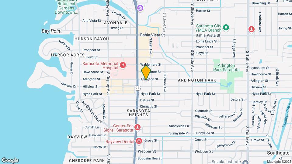 2054 Arlington St Map and Location Details