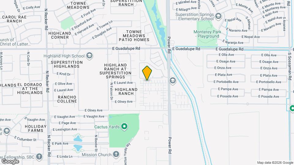 4660 E Laurel Ave Map and Location Details