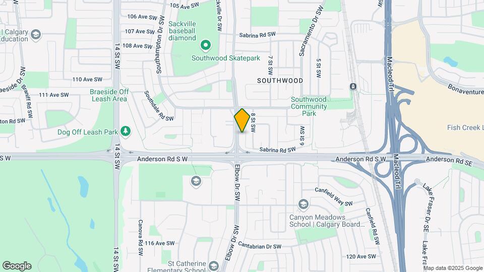 11436 Elbow Dr SW Map and Location Details