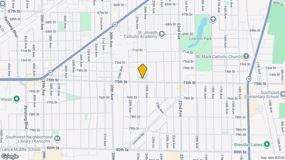 2612 75th St Mapa y Detalles de la Ubicación
