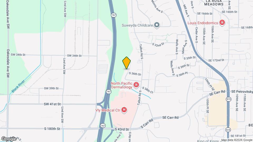 3527 Shattuck Ave S, Unit Main Bedroom Map and Location Details