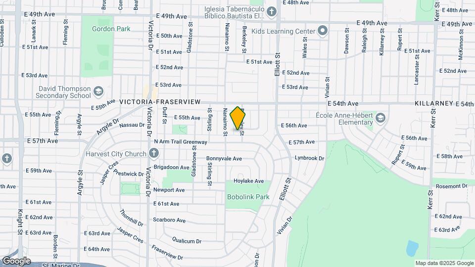 7233 Berkeley St Map and Location Details