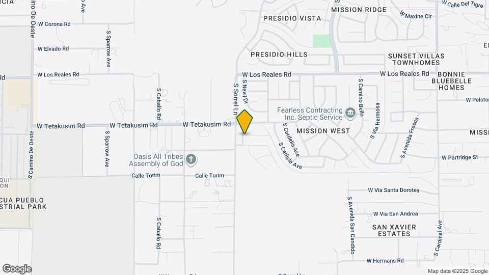 3755 W Fitzwater Ct Map and Location Details