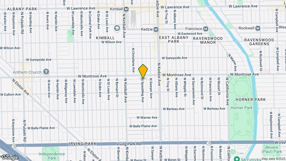 4349 N Spaulding Ave Map and Location Details