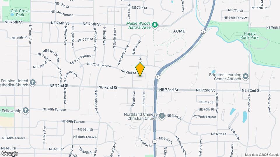 2312 NE 72nd Terrace Map and Location Details