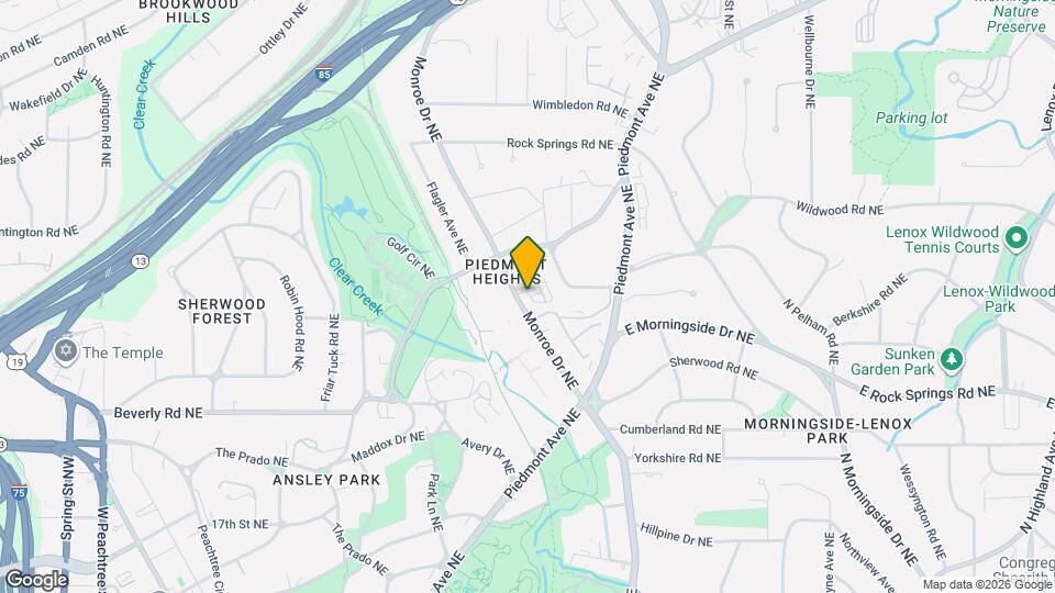 598 Ansley Cir NE Map and Location Details