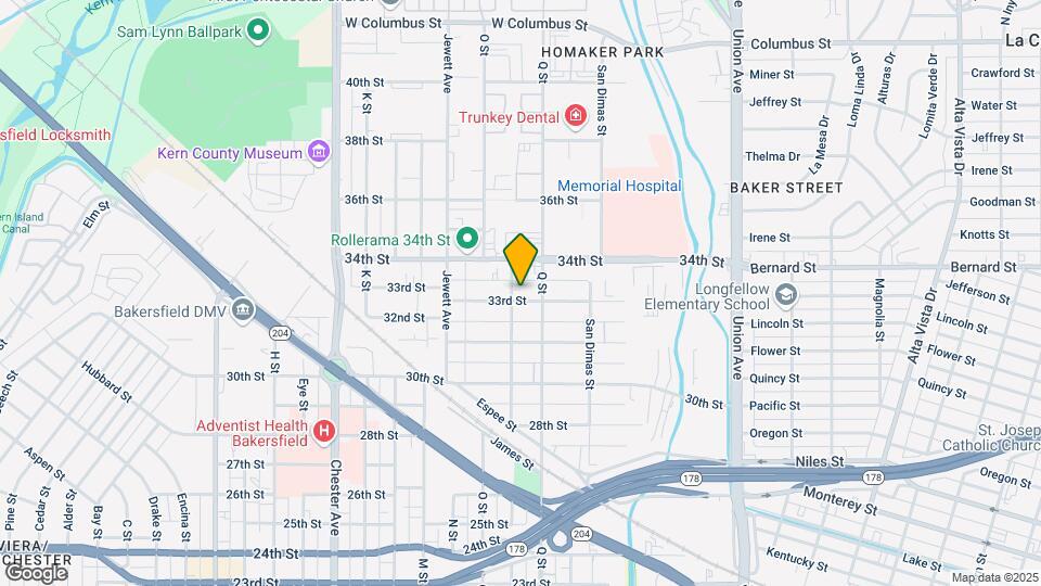 3300 Panama St Map and Location Details