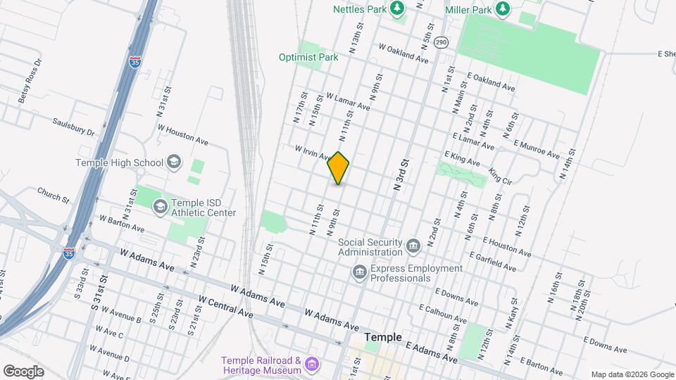 712 N 9th St Map and Location Details