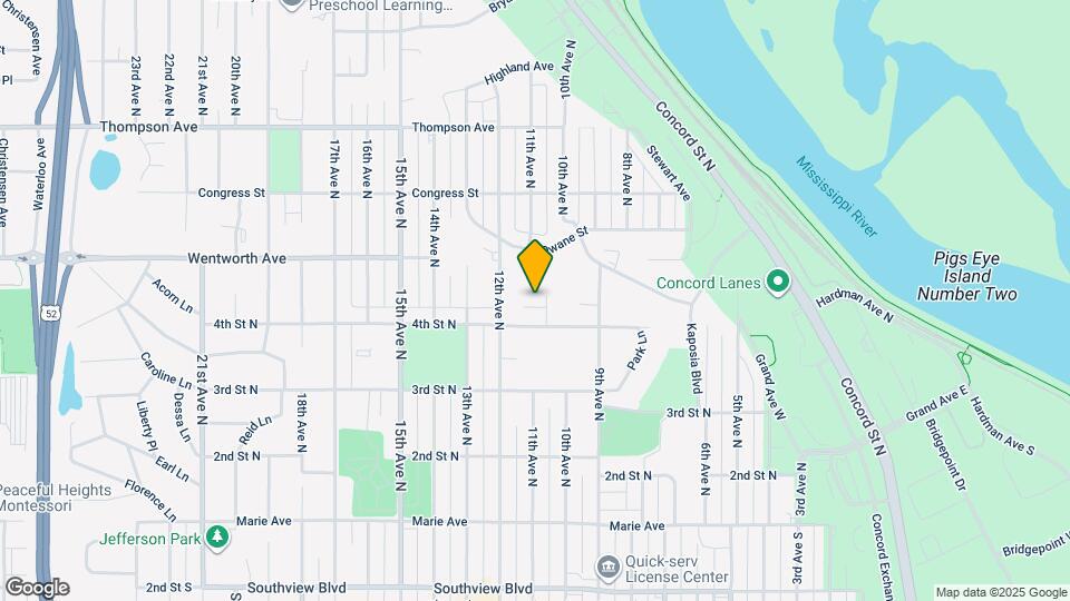 405 10th Ave N Map and Location Details