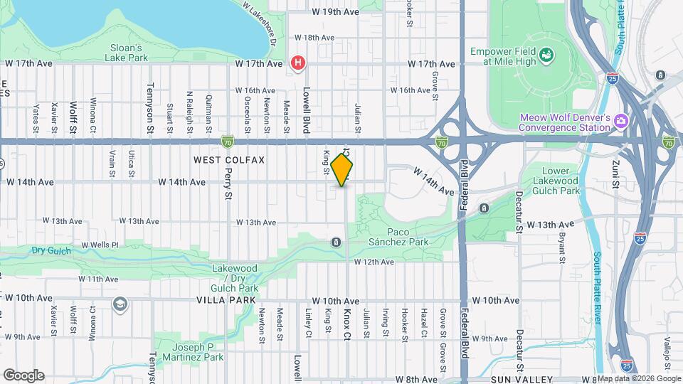 1381 Knox Ct Map and Location Details