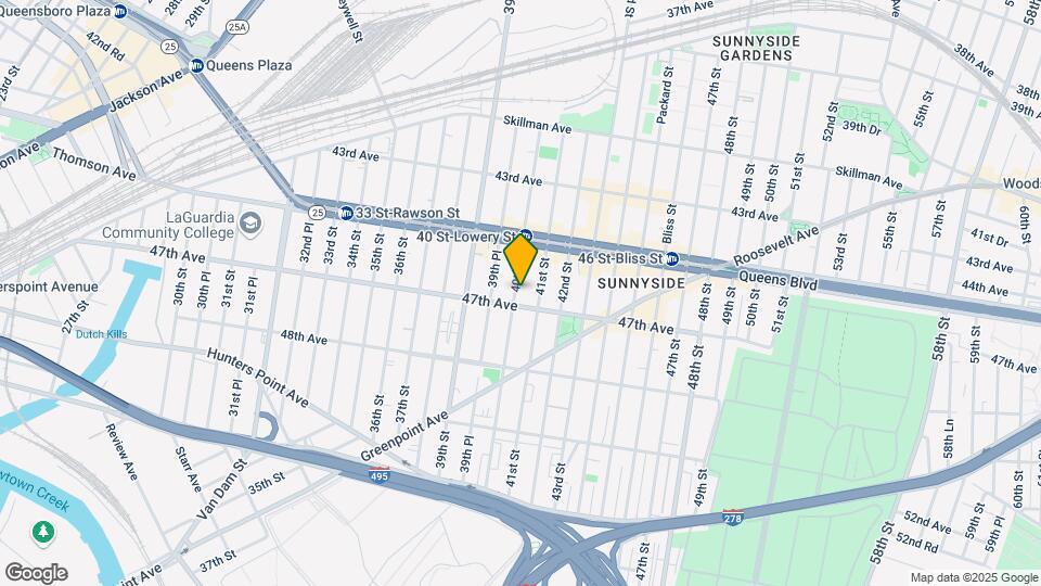 45-49 40th St Mapa y Detalles de la Ubicación