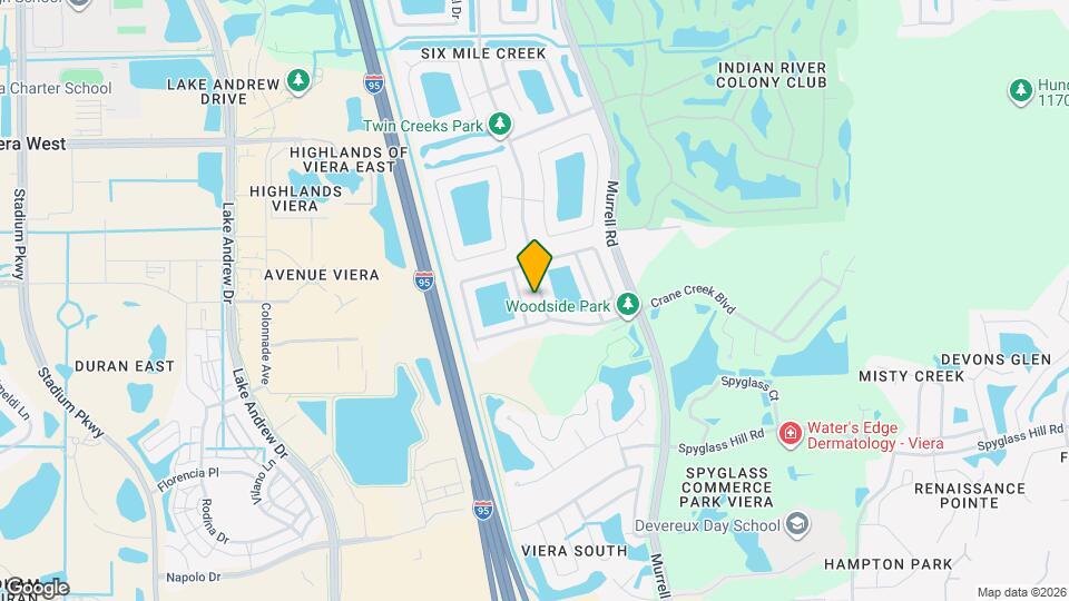 1798 Crane Creek Blvd Map and Location Details