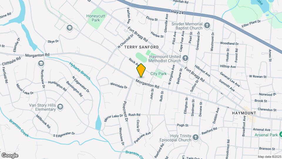 2108 Morganton Rd Map and Location Details