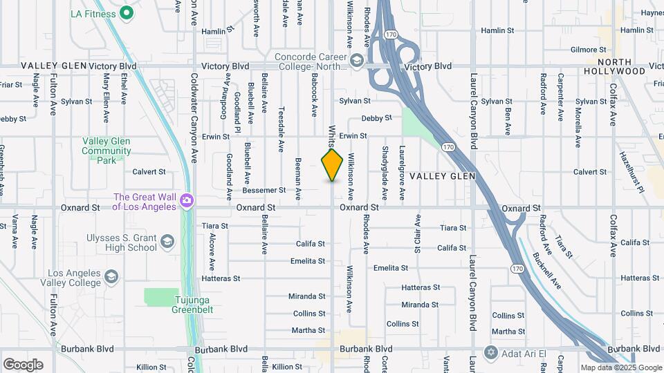 6037 Whitsett Ave-Unit -307 Map and Location Details