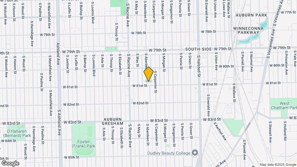 1056 W 81st St, Unit 1 Map and Location Details