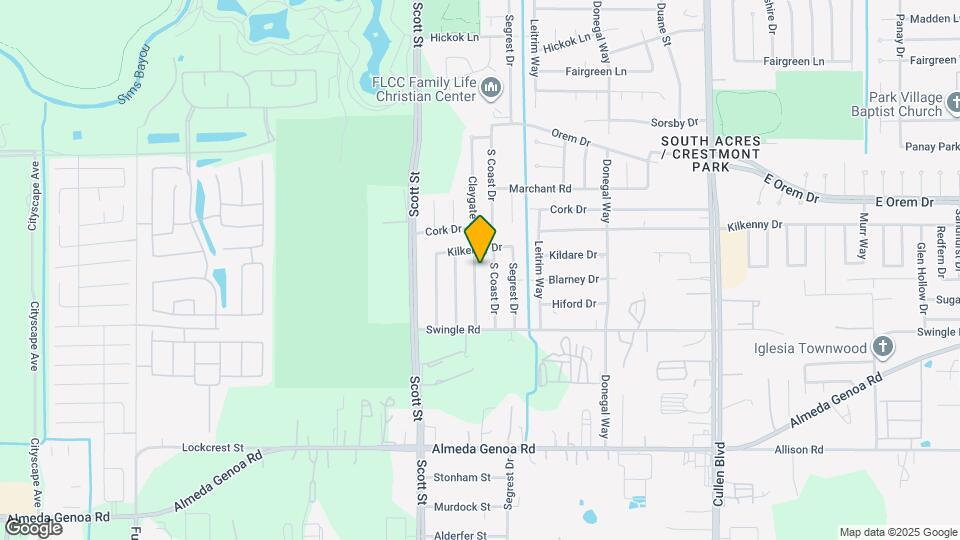 12819 Claygate Dr Map and Location Details