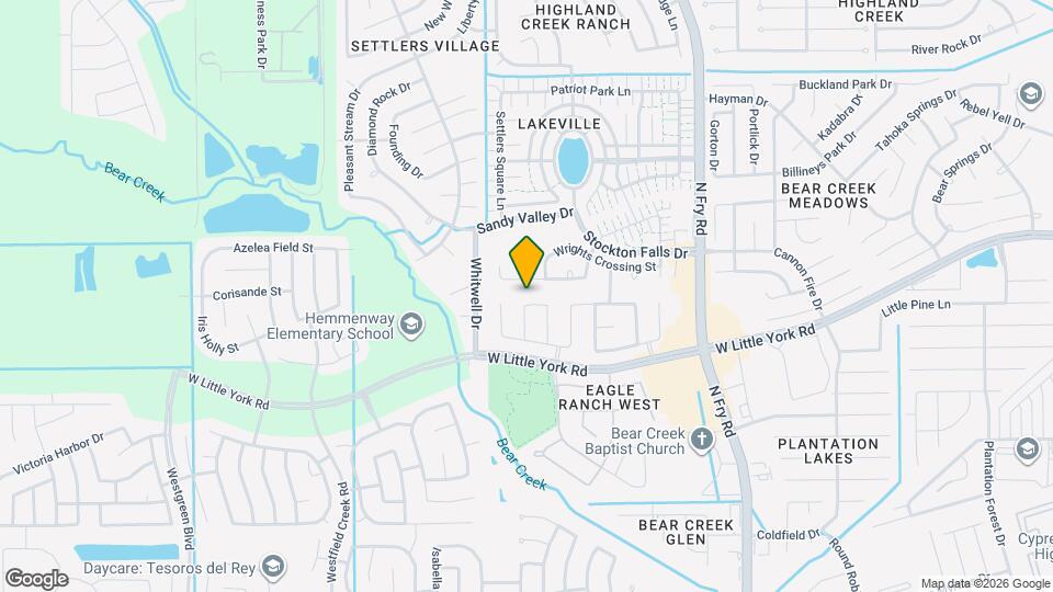 20326 Hidden Ranch Dr Map and Location Details