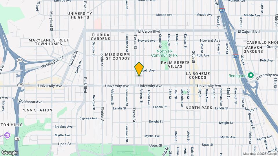 3949-3955 Texas St Map and Location Details