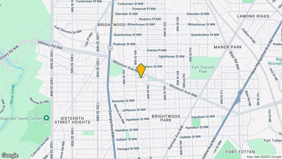 729 Madison St NW Map and Location Details