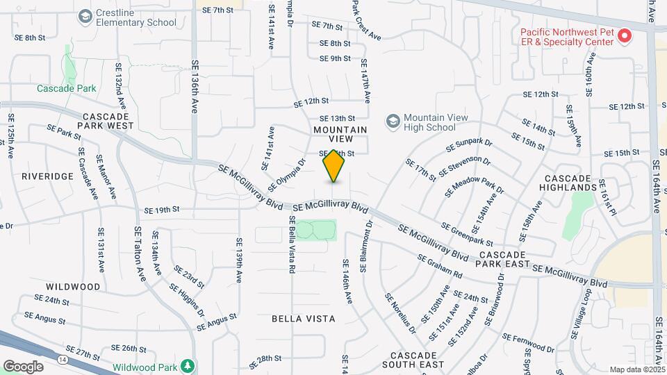 1703 SE 145th Ct Map and Location Details
