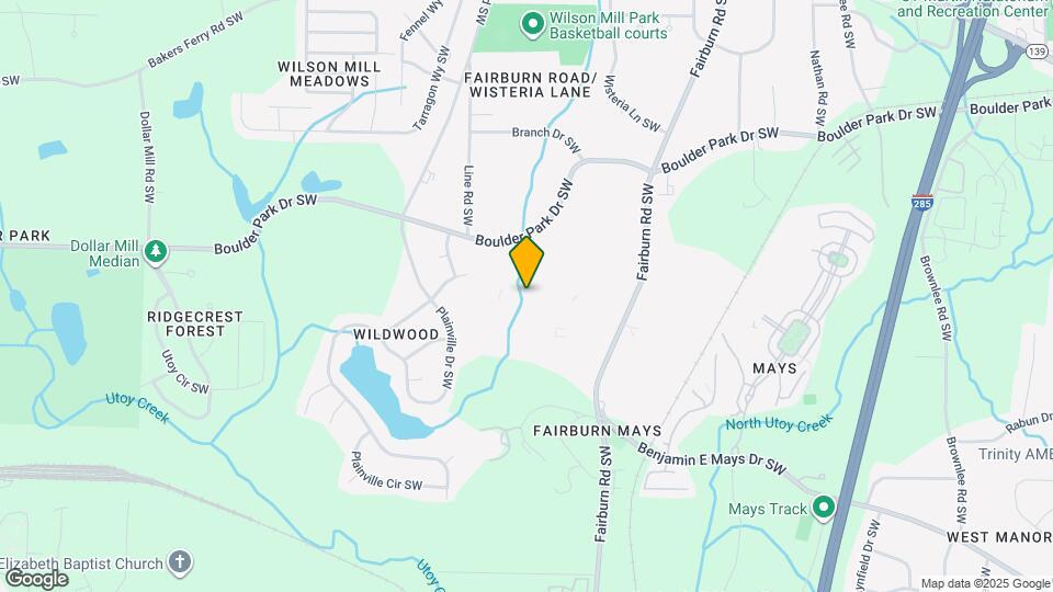 405 Fairburn Rd SW Map and Location Details