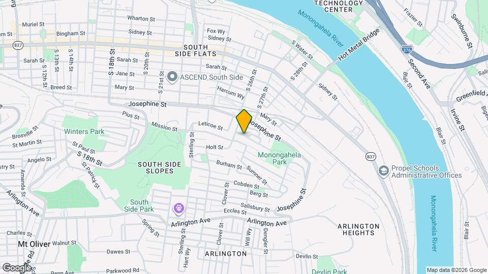 2622 Stella St Map and Location Details