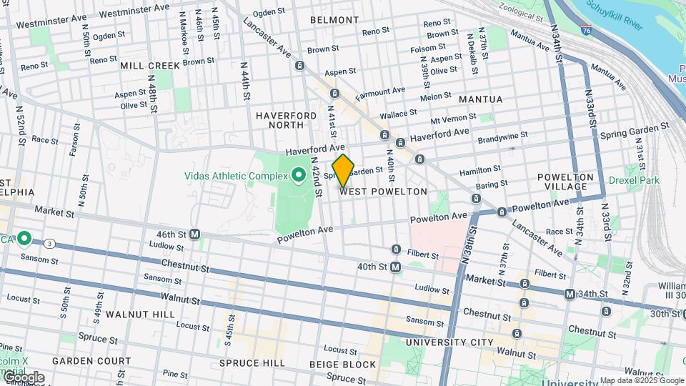 411 N 41st St Map and Location Details