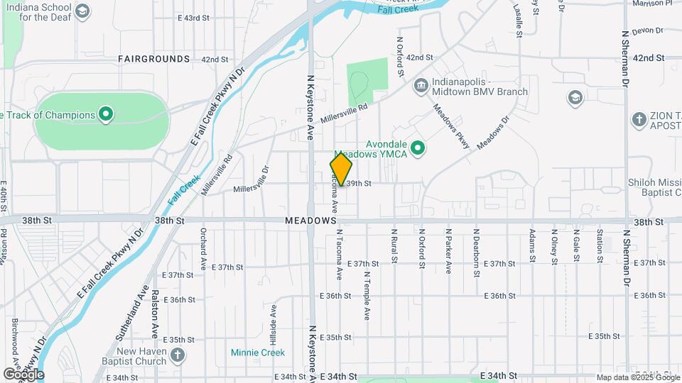 3835 N Tacoma Ave Map and Location Details