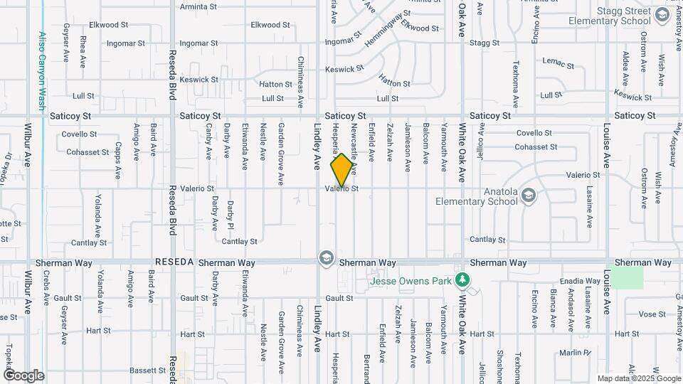 7360 Hesperia Ave Map and Location Details