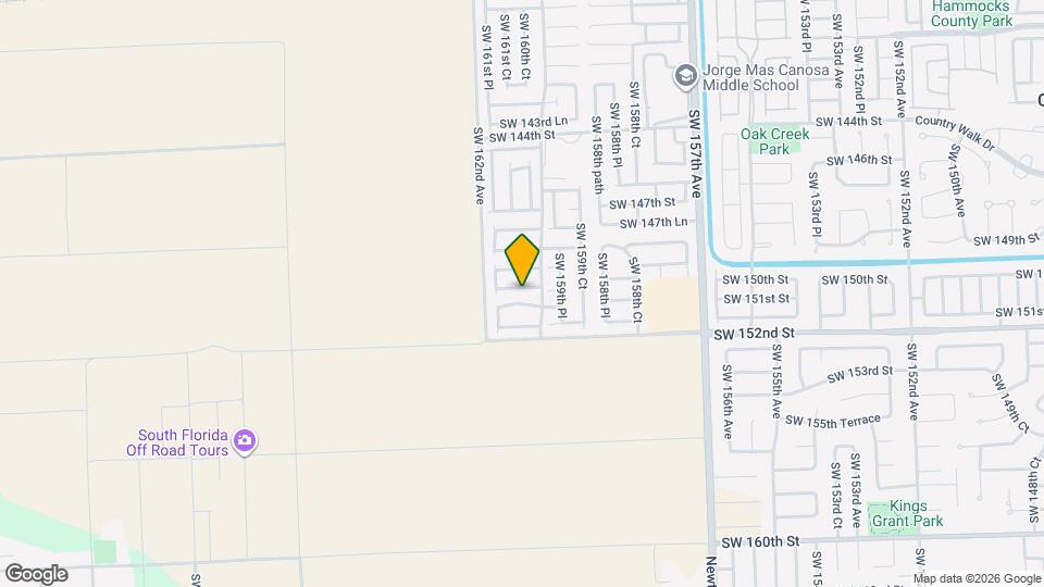 16074 SW 150th St Map and Location Details