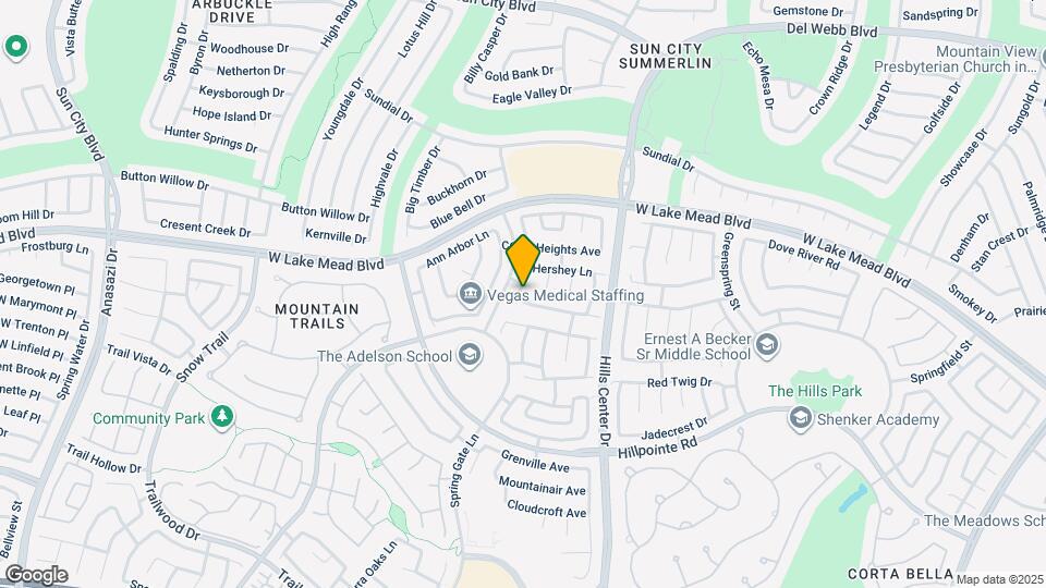 9544 Amber Valley Ln Map and Location Details