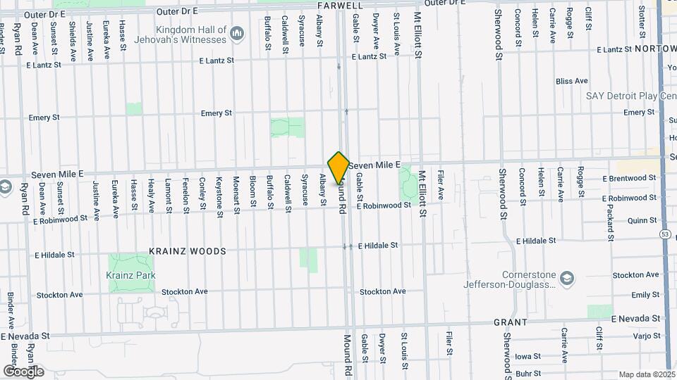 18853 Mound Rd Map and Location Details