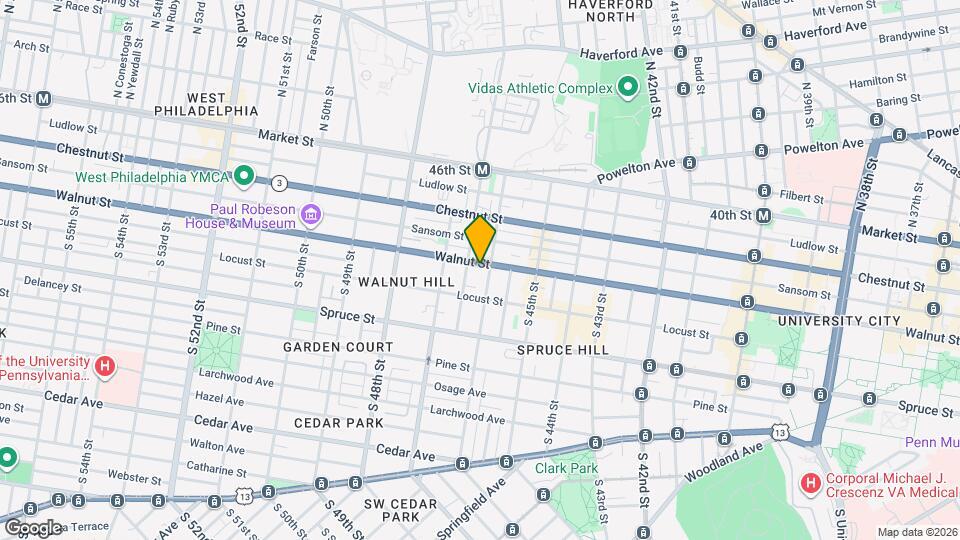 4608 Walnut St Map and Location Details