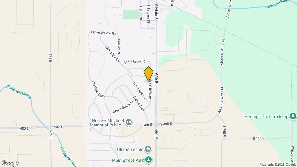 3696 White Cliff Way Map and Location Details