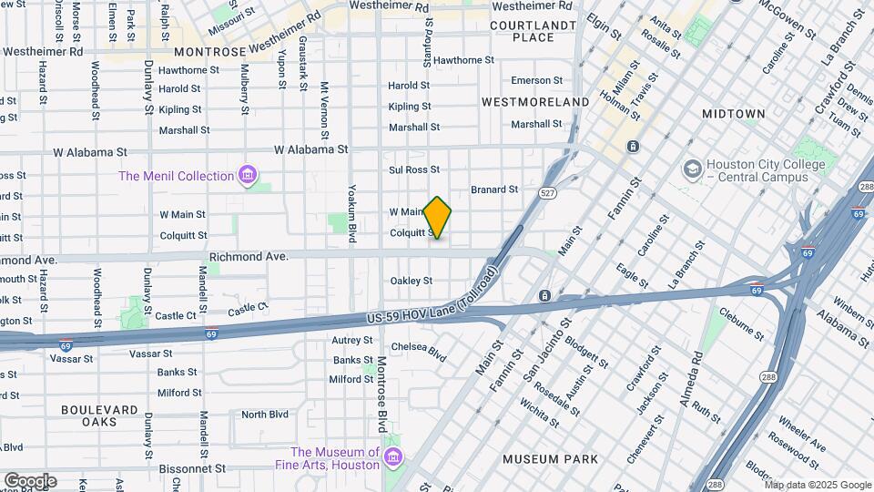 714 Richmond Ave. Map and Location Details