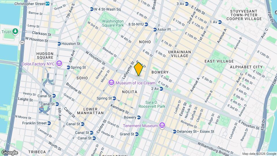 301 Elizabeth St Map and Location Details