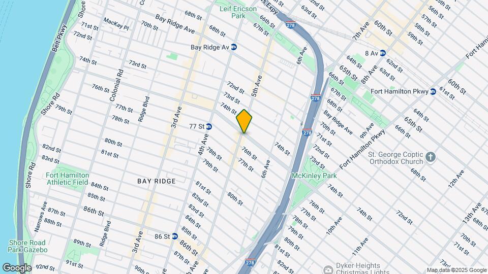 7501-7509 Fifth Ave Map and Location Details