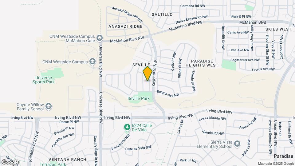 10439 Calle Acanta NW Map and Location Details
